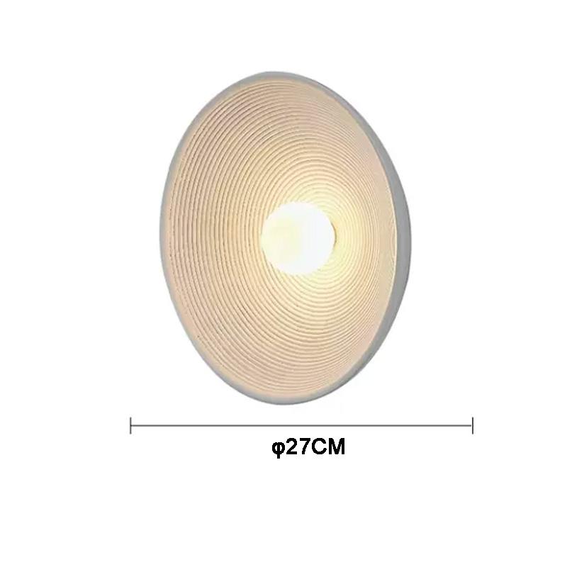 

Фоновая стена в стиле ретро-ресторана, круглая прикроватная лампа в стиле дзен-чайной комнаты для проживания в семье Warm light белый