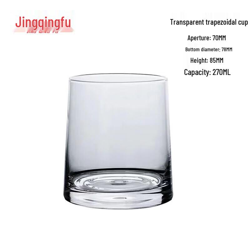 Glass Mouthwash and Toothbrush Holder