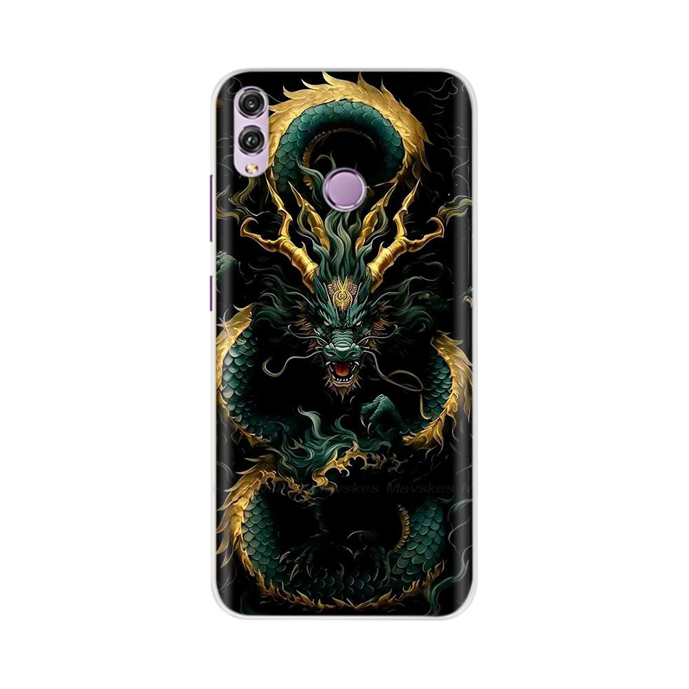 Für Honor 8X Hülle Mode Klare Bunte Weiche Handy-Rückabdeckung Für Huawei Honor 8X Silikon Funda Stoßfänger Schalen für Honor 8X