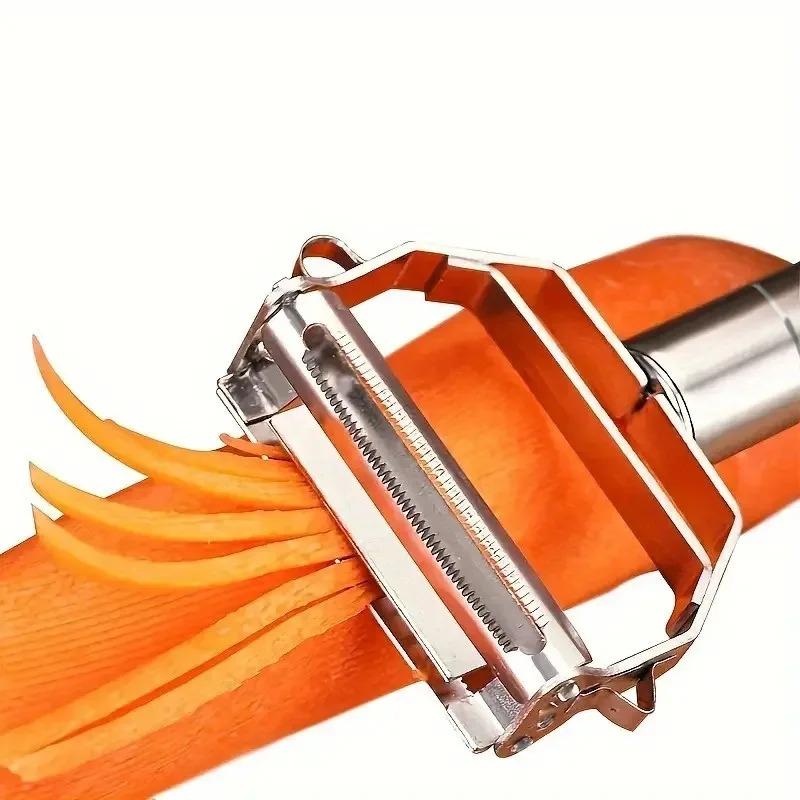 Stainless Steel Peeler Melon Potato Carrot Cucumber Multifunctional Fruit and Vegetable Tools Household Kitchen Tools Shredder