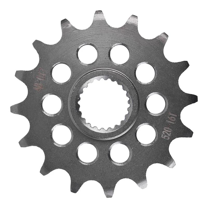 520 16T 47T Motorcycle Front Rear Sprocket Gear Wheel Cam Kit for Aprilia 650 Pegaso 1988 1999 650 Pegaso Tucsany Tibet 2004 front 16T