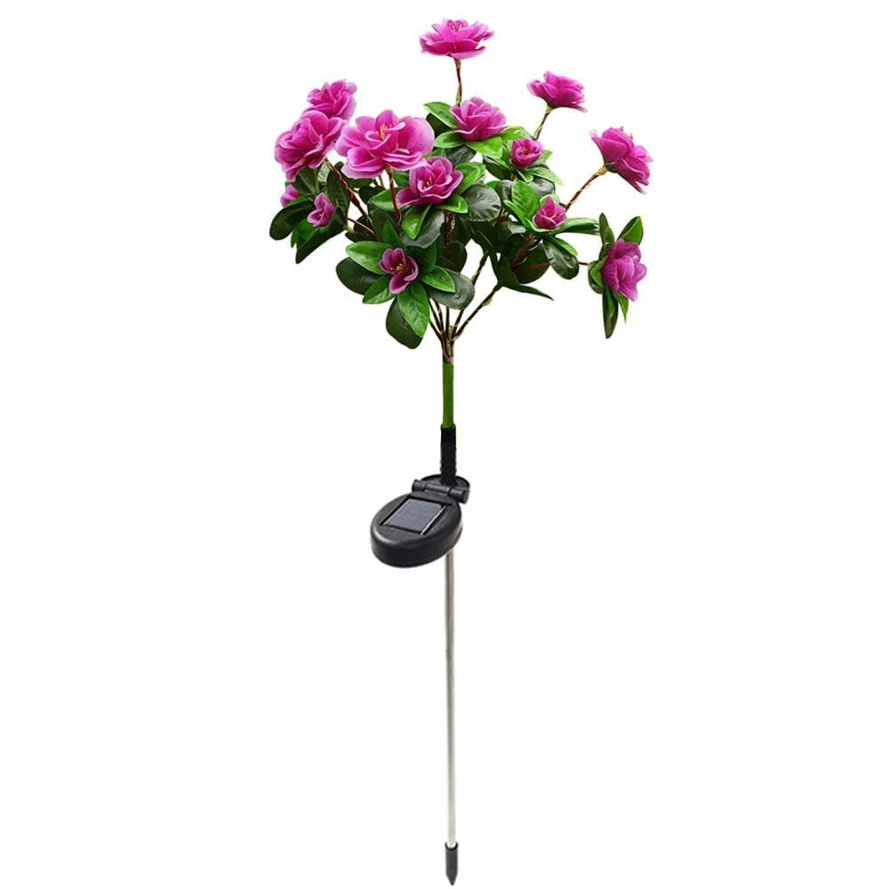 

Solar Azalea Design Light Lawn Garden Outdoor Landscape Atmosphere LED Night Light Purple