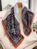 New 90*90Cm Scarftop Headwraps For Woman Fashion Four Seasons Hair Accessories Hijab Foulard Bandana Shawl Headscarf