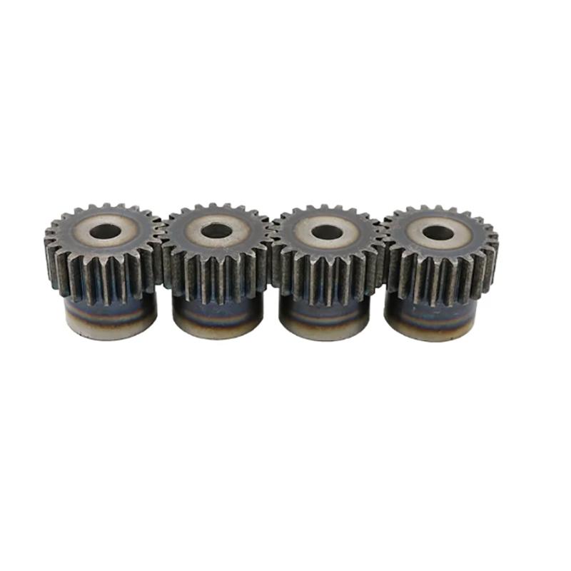 1Pc 2.5 Mold Spur Gear Pinion Motor Convex Table Gear 15-40 Teeth 25/40mm Thickness 45# Steel for Model Making