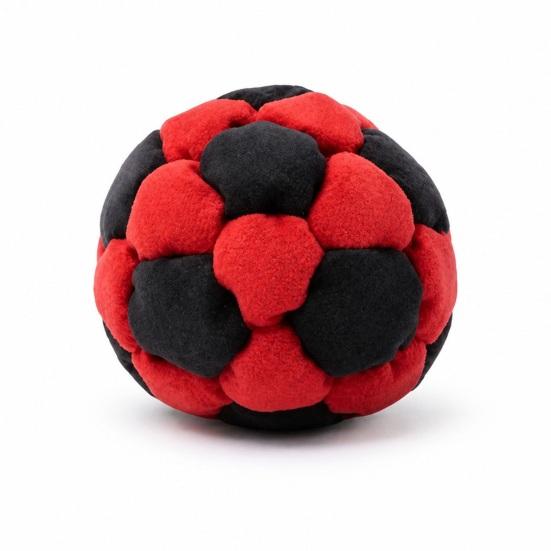 1/3/6Pcs Plush Football Footbags Hacky Sack Ball, Handmade Multicolored Throwing Beanbag, Kids Adults Juggling Kick Ball for Indoor Outdoor Play