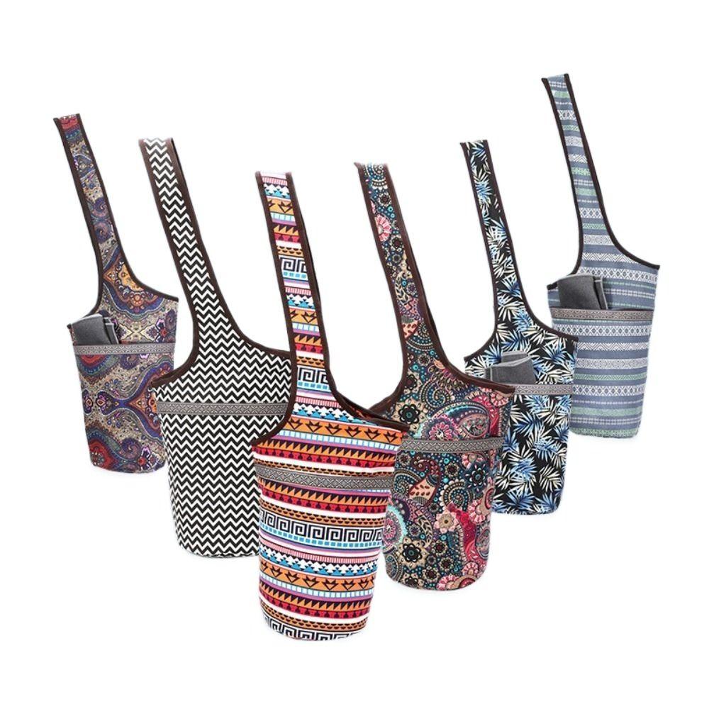 

Сумка для коврика для йоги Cashew Flower, сумка для спортивного коврика из холста, сумка для хранения йоги, спортивная сумка для йоги