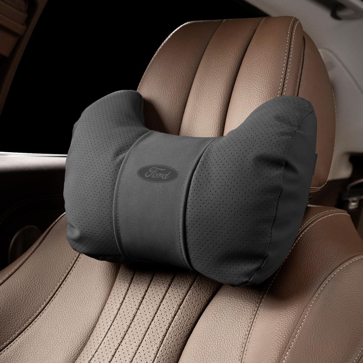 Car Headrest Lumbar Support Neck Pillow Comfortable And Breathable Seat Lumbar Pad For Ford Ranger Ecosport Focus Escape STINE