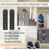 Hat Organizer Hat Rack for Wall Compact Display Holder Cap Hanger Strong Adhesive Wall Driller