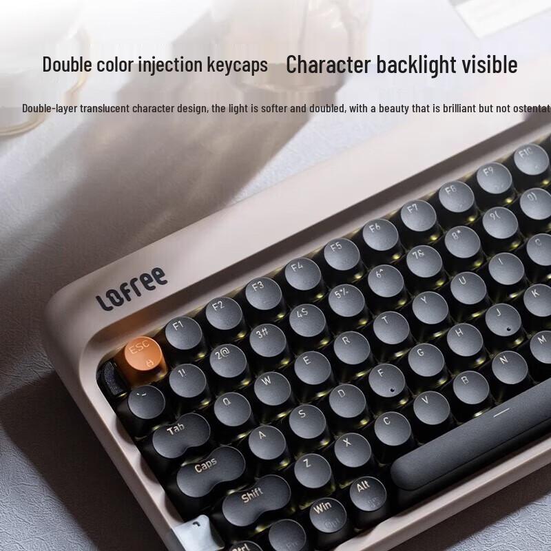 Lofree 1970s Retro Dot Mechanical Keyboard