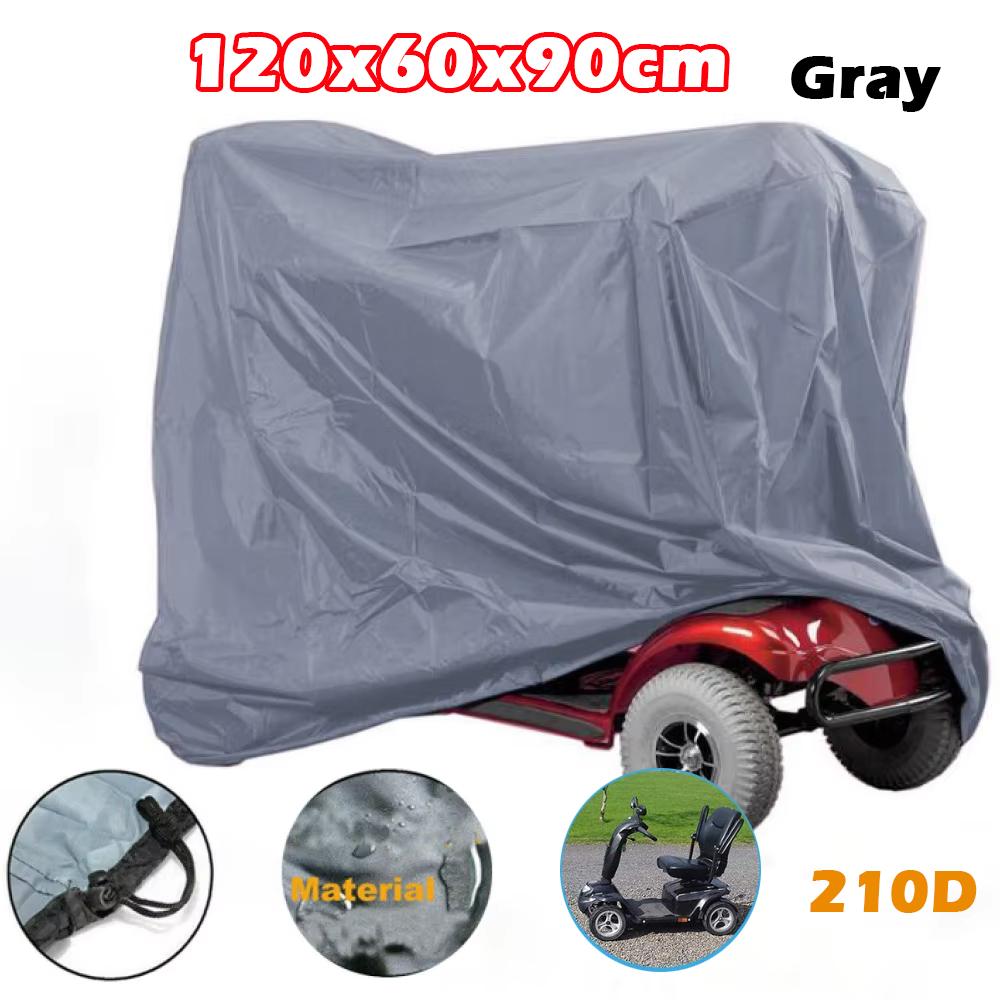 1* Scooter Storage Cover 210D Oxford Gray Black Cover Rain Durable Waterproof Cover 170x61x117cm/120x60x90cm/190x61x117cm