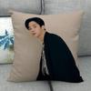 Custom ROWOON Pillowcase Wedding Decorative Cotton Linen Pillow Case For Home PillowCover 45X45(One Sides)