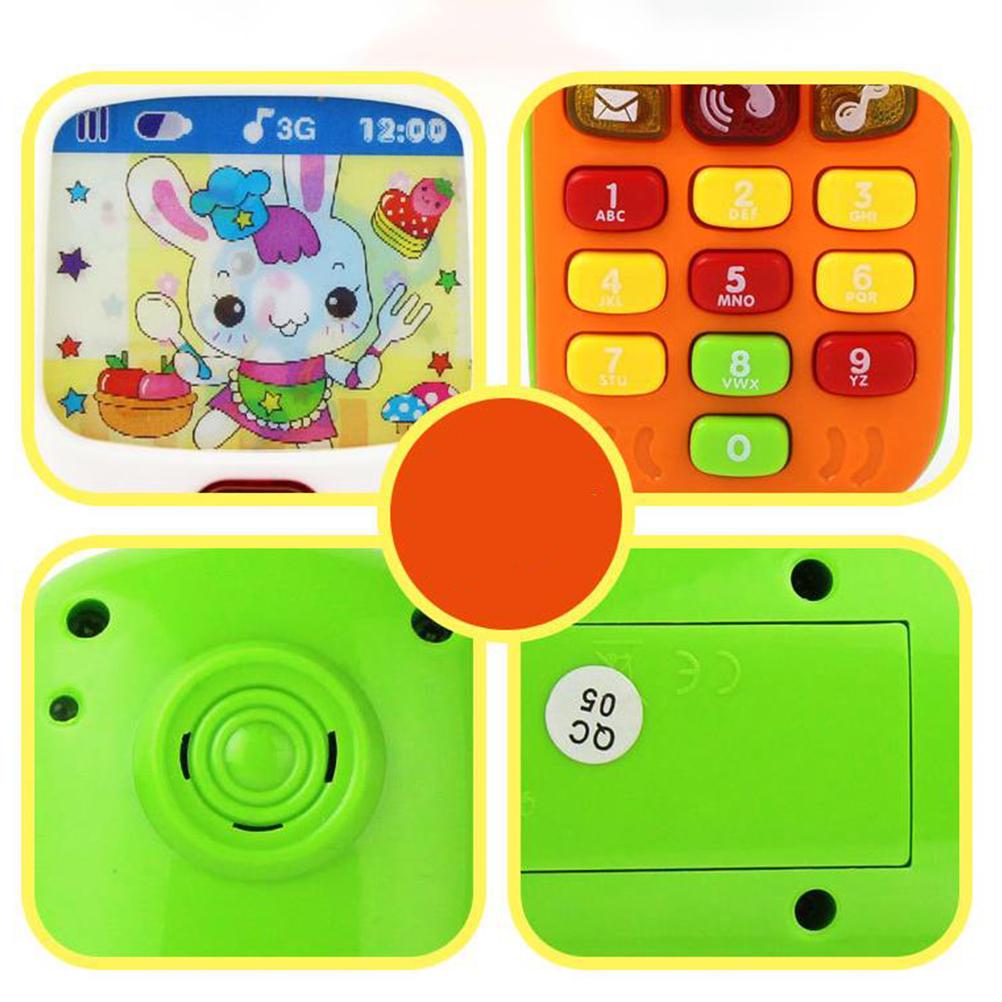 1pc Phone Toy Adorable Musical Creative Educational Funny Phone Toy for Baby Kids Infant