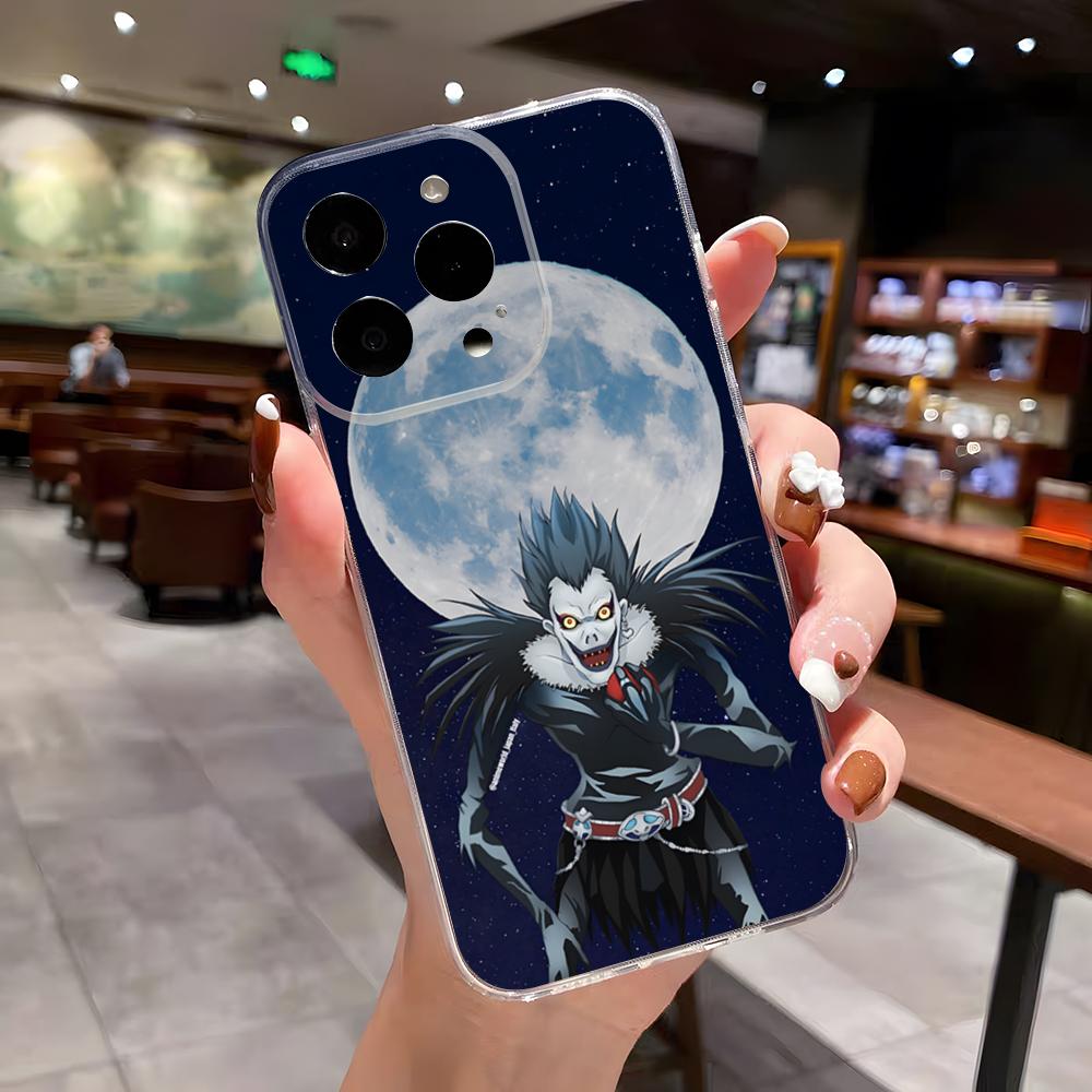 Death Note Yagami Light L Lawliet Phone Case For IPhone 17 Air 16 E 15 14 13 12 Mini 11 Pro Max Anti Transparent Drop Cover