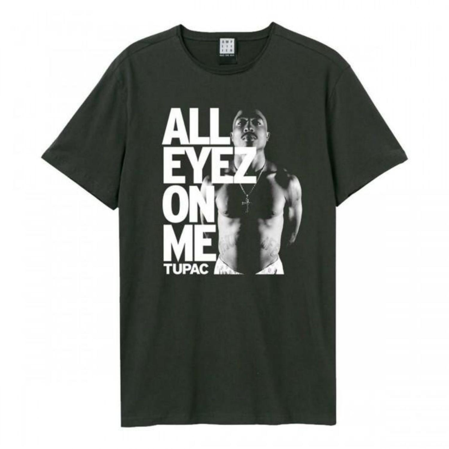 Amplified Unisex Adult All Eyes On Me Tupac Shakur T-Shirt S