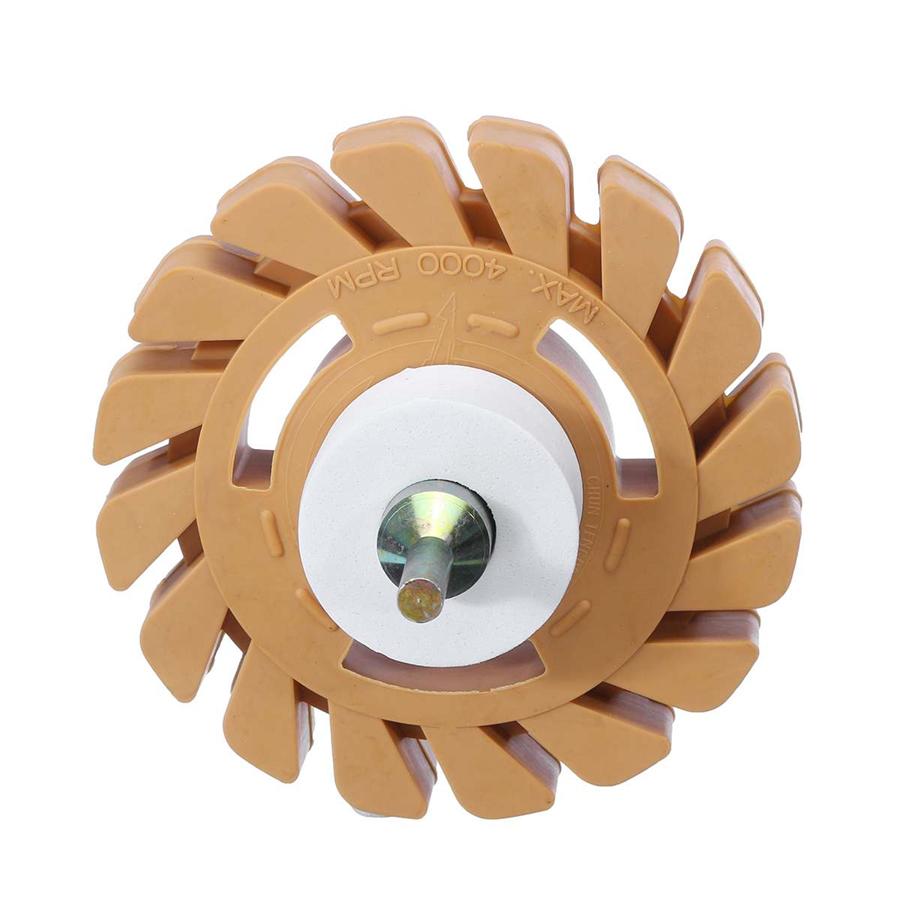 Rubber Eraser Wheel Remove Car Glue Adhesive Tape Sticker Decals Mark Label 2