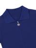 BBC EARTH W Two-Way Knit Zip-Up_Dark Blue