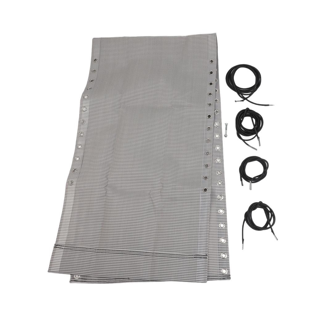Replacement Fabric and Rope Kit for Recliner Chairs Including Screws Suitable for Standard Gravity Chairs and Sun Loungers