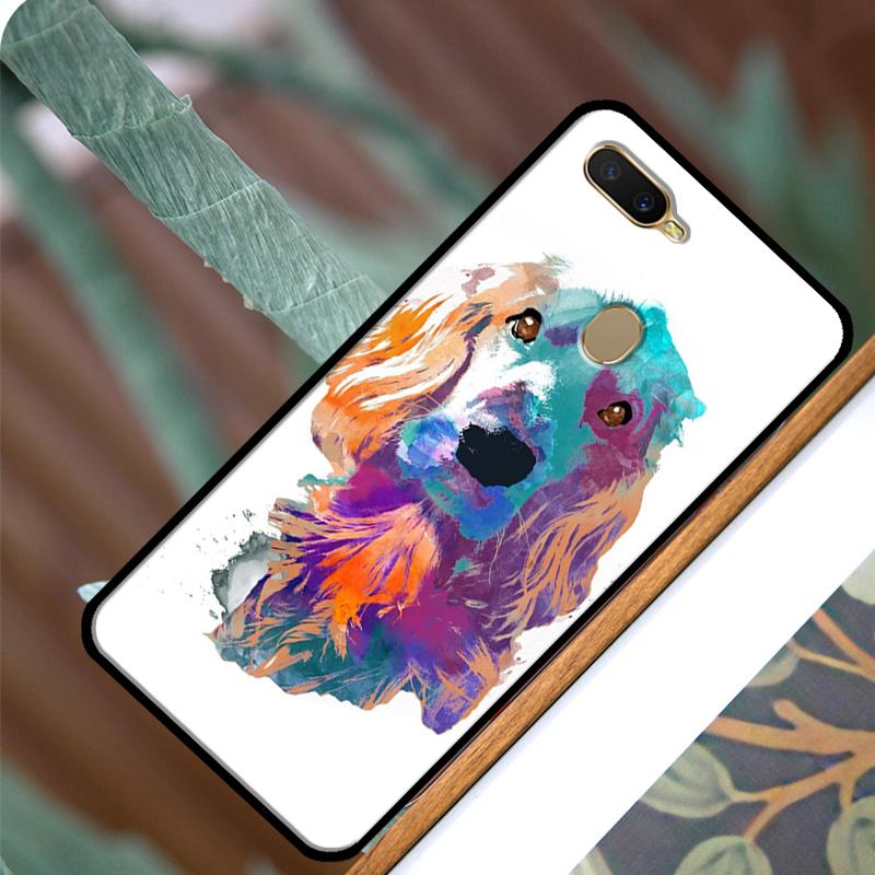 Étui pour chien Cocker Spaniel anglais pour OPPO A83 A91 A93 A1K A15 A3S A54 A74 A94 A5 A9 A31 A53 A52 A72 A53S Coque arrière