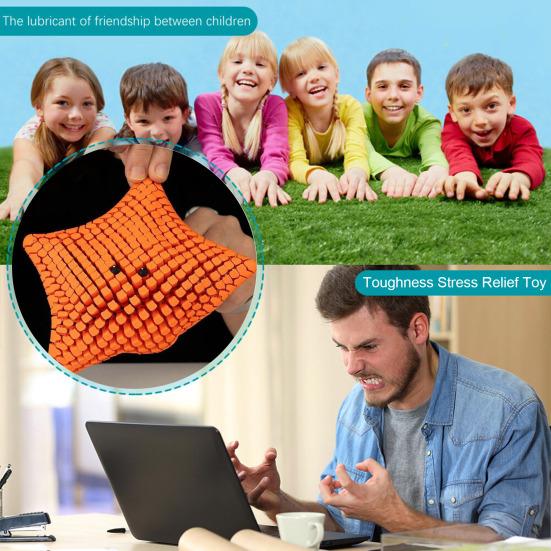 3D Printed Articulating Starfish Toy Anxiety Stress Relief Flexible Starfish Fidget Toy Home Office Desktop Decoration Ornament