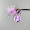 Ultra-long Retractable Fishing Cat Teaser: Bite-resistant Feather Bell Toy