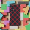 Scotland Art Tweed Check Phone Case For Samsung S25,S24,S23,S22,S21,S20,S10,Ultra,Plus,Lite,FE,Soft Silicone Black Cover
