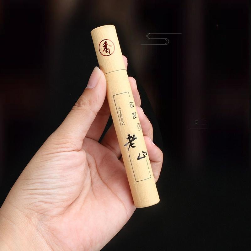10.5cm Short Sandalwood Agarwood Incense Sticks - Long-lasting Natural Handmade Fragrance for Meditation, Yoga, Home, Zen Temple
