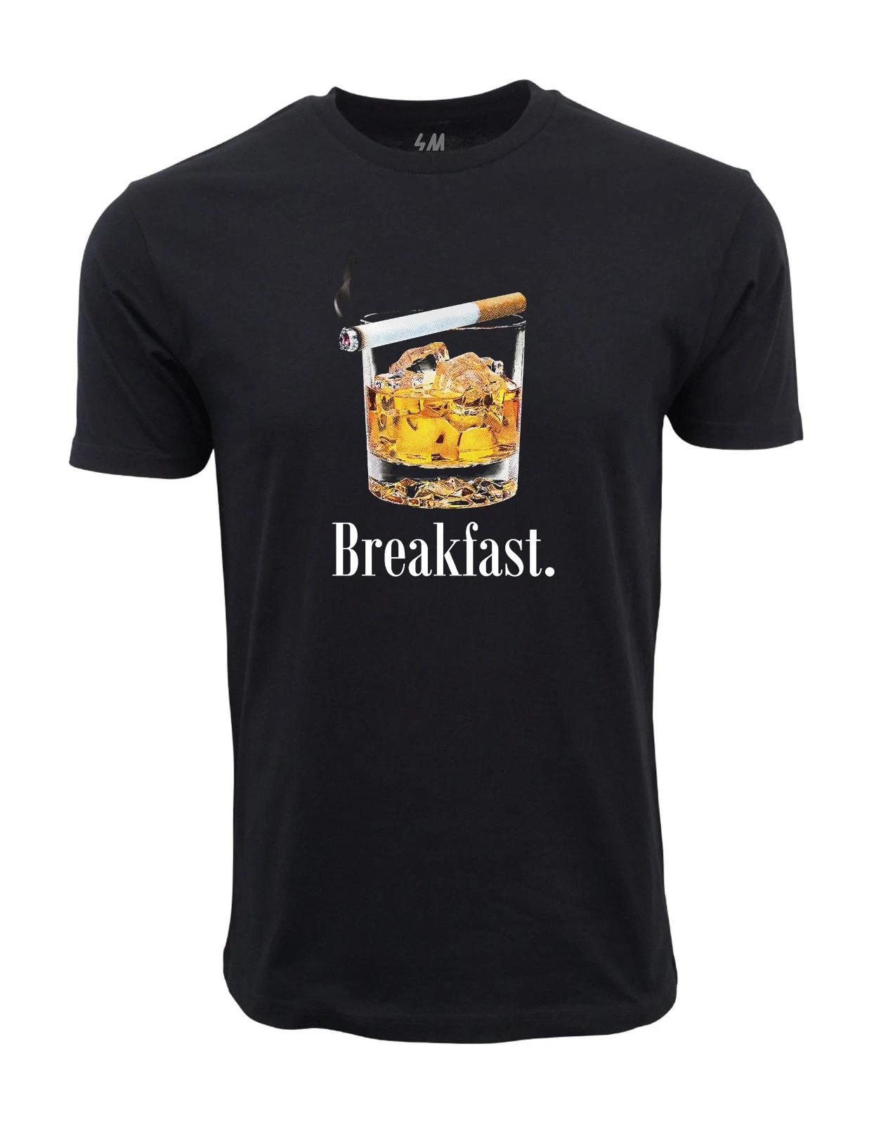 Unisex Adult Casual Graphic MY BREAKFAST GRAPHIC T SHIRT T-Shirt XL