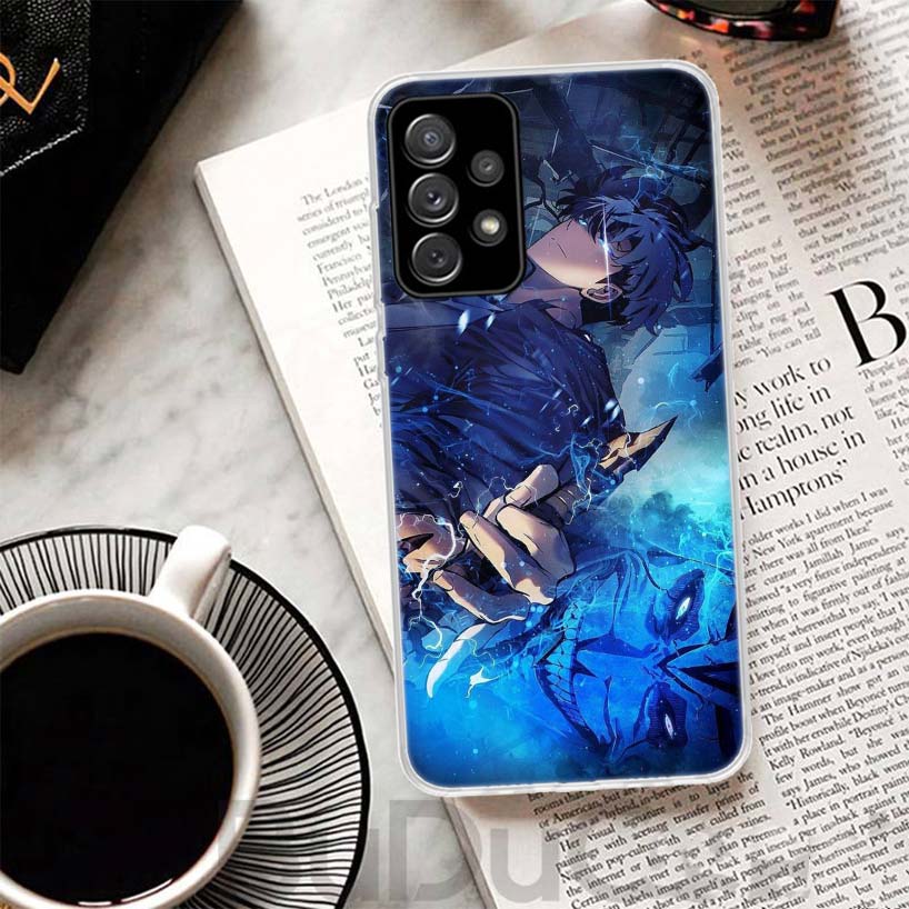 Anime S-Solos L-Levelings Cover For Samsung Galaxy A52 A42 A32 A22 A12 A50 A51 Phone Case A70 A71 A40 A41 A30S A31 A20E A21S A10