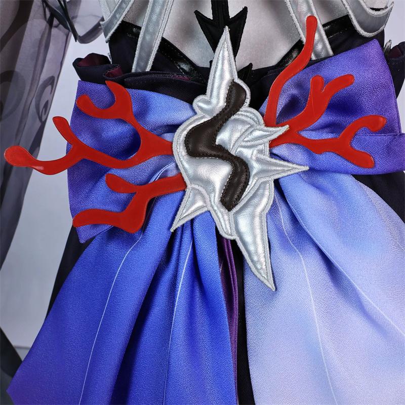 Game Honkai Star Rail Hysilens Cosplay Costume Wave Strumming Knight Hysilens Women Dress Halloween Carnival Party Suit