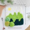 Moss Coaster Rug Kit: Beginner-Friendly Mori Style Doormat Gift Set