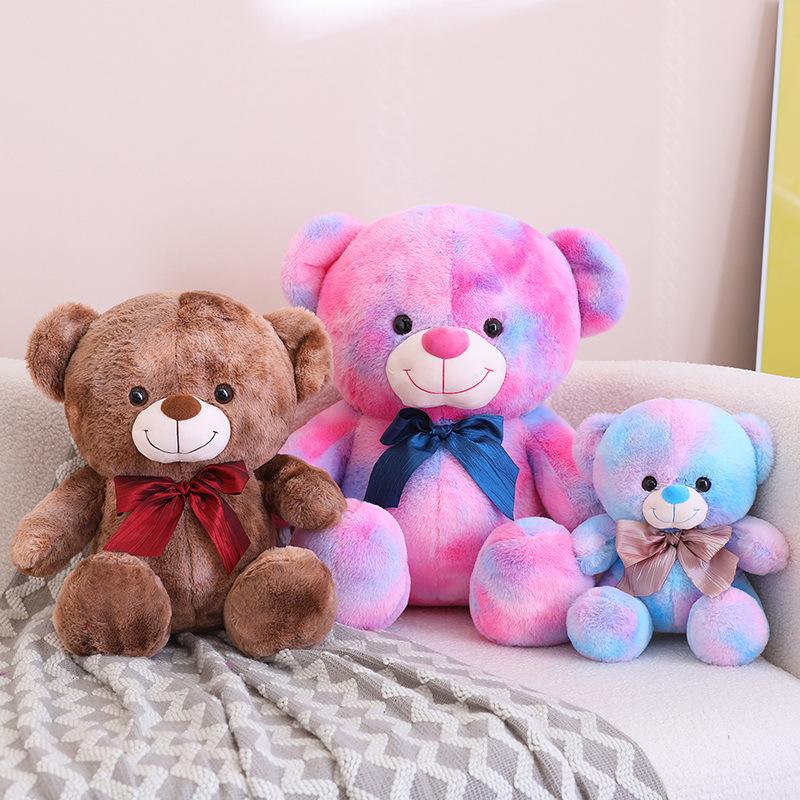 Cute Rendered Teddy Bear Doll Plush Toy Bear Hug Bear Doll Rag Doll For Girlfriend Birthday Gift