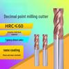 Tungsten Carbide Coated 60° Decimal End Mill for CNC Key Machines