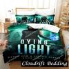 New DYING LIGHT 2 Bedding Set Single Twin Full Queen King Size Bed Set Adult Kid Bedroom Duvet cover Sets 3D Print Game Anime026