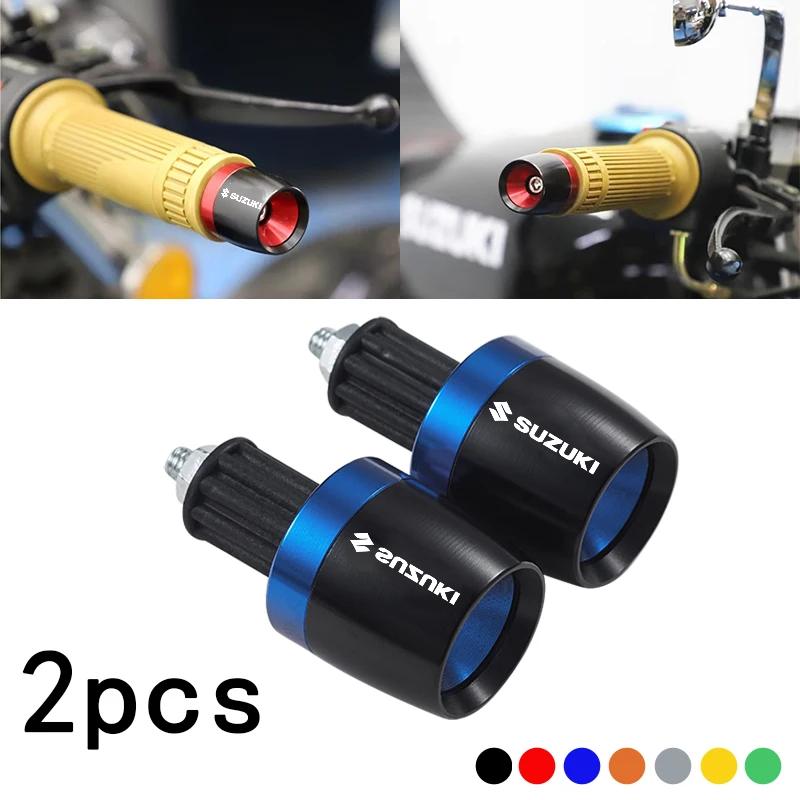 For Suzuki GSXR GSX-R GSX 600 750 1000 GSX-S 125 750 1000 GSR 750 600 400 Suzuki Motorcycle Hand Grips Handle Bar End Cap