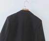Trendy Spring & Autumn Women's Short-Sleeve Suit Jacket + High-Waist Pocket Skirt