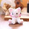 Bowknot Cat Plush Doll Pendant With Soft Material For Kids Room Decor And Gifts