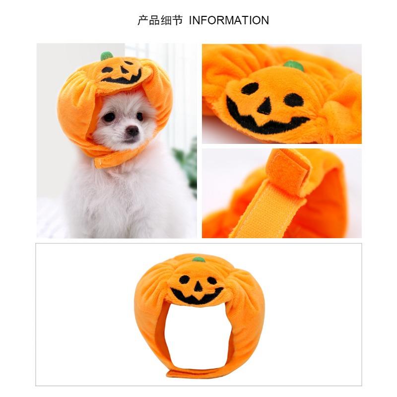 Pet Cats, Dogs, Pumpkin Cats, Hats, Halloween and Ghost Festival Decorations, Headwear, Small, Medium and Large Dogs