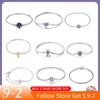 925 Silver Bracelet 21cm Making Snake Chain Match Charms Bracelet Fit European Authentic Charm Bracelet for Women Gift