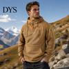 Versatile Active Top for Cycling Men's Quarter Zip Up Hoodies, Long Sleeve Hooded Sweatshirt, Warm Sweatshirt School Daily Wear Casual Fall