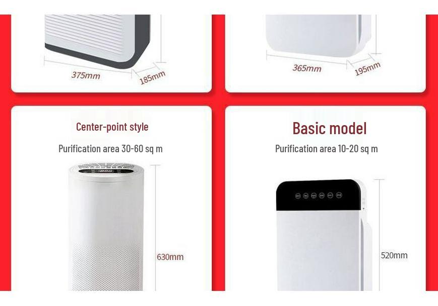 Indoor Air Purifier for Formaldehyde, Odor, and Smoke with Advanced Exhaust Filter