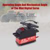 AGFRC 10.5KG Digital Coreless RC-Servo-Motor - High Speed Servo with Aluminum Middle Shell Titanium Gear for 1/12 on Road Small Planes RC Car