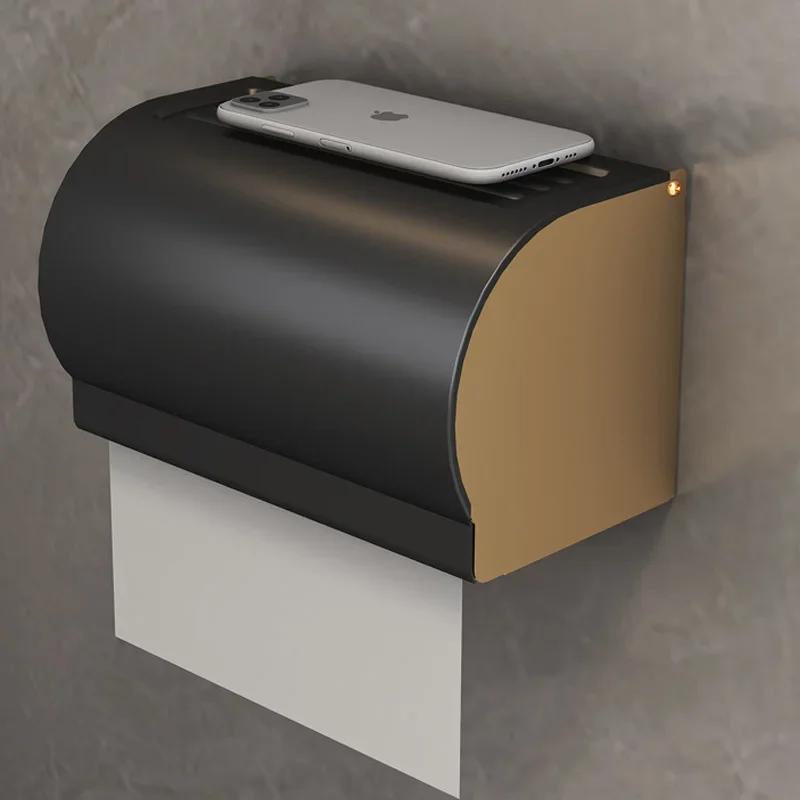 Badezimmer-Aufbewahrungsregal, Handtuchhalter, Schwarz/Gold, Space Aluminium, Badezimmer-Aufbewahrungsregal, klappbare Handtuchstange, Badezimmer-Zubehör