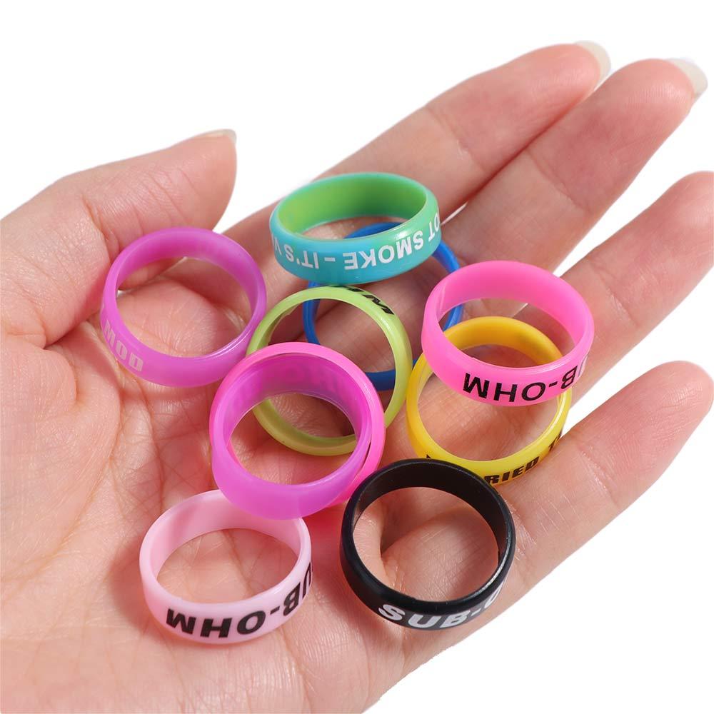 10pcs Sweatband Fishing Rods Grip Silicone Fishing Rod Silicone Cover Baseball