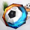 1PC Football King Umbrella Automatic Open/close, Sturdy Iron Frame & 8-Rib Struct, Umbrella for Women & Men, Christmas Gifts