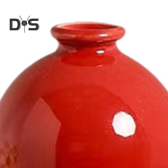 Mini-Keramikvase, einfarbig, glasierte Blumenvase, Schreibtischdekor, Miniatur-Knospenvase für kleine Hydrokulturpflanzen, Blumen, Büro, Wohnzimmer, Schlafzimmer