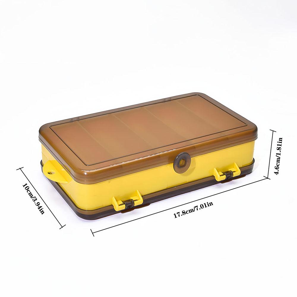 

Двусторонняя коробка для снастей, коробка для хранения крючков с поддельной приманкой, рыболовные аксессуары, коробка для хранения инструментов, карповый воблер, рыболовные принадлежности