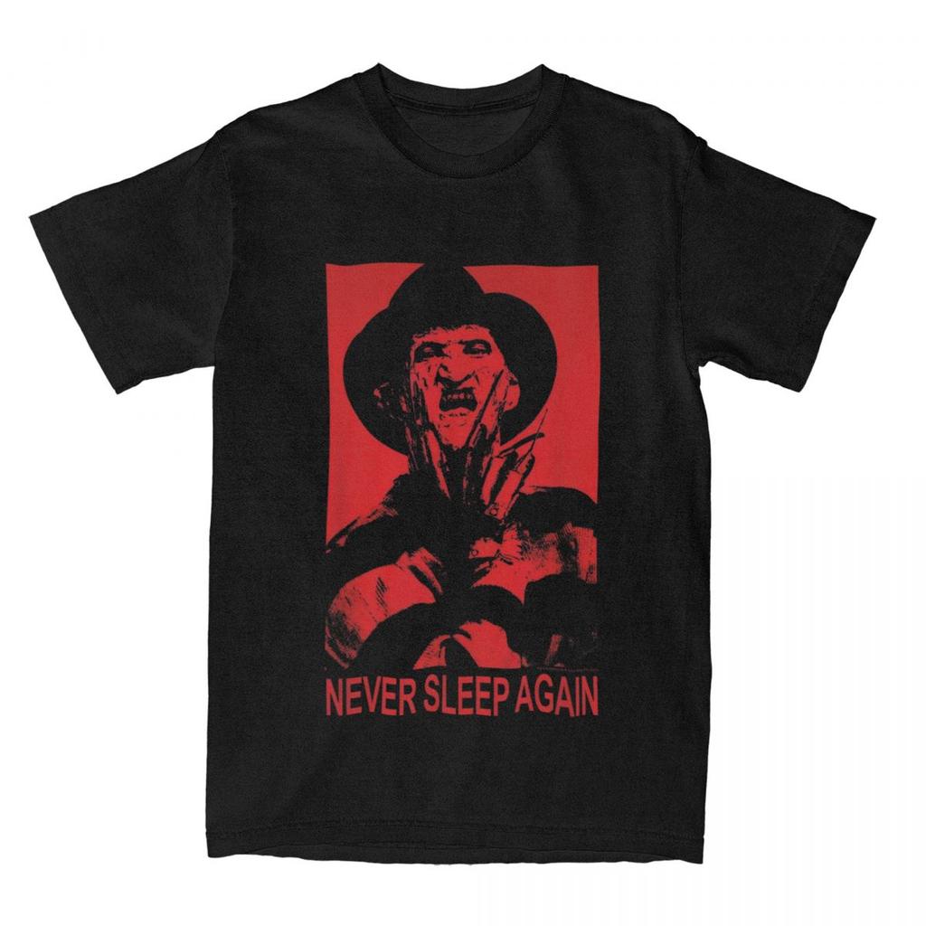 Elm Street Nightmare T-Shirt F-Freddy K-Kruger Hipster T-Shirts Short Sleeves Awesome Tshirt Summer Cotton O-Neck Clothes