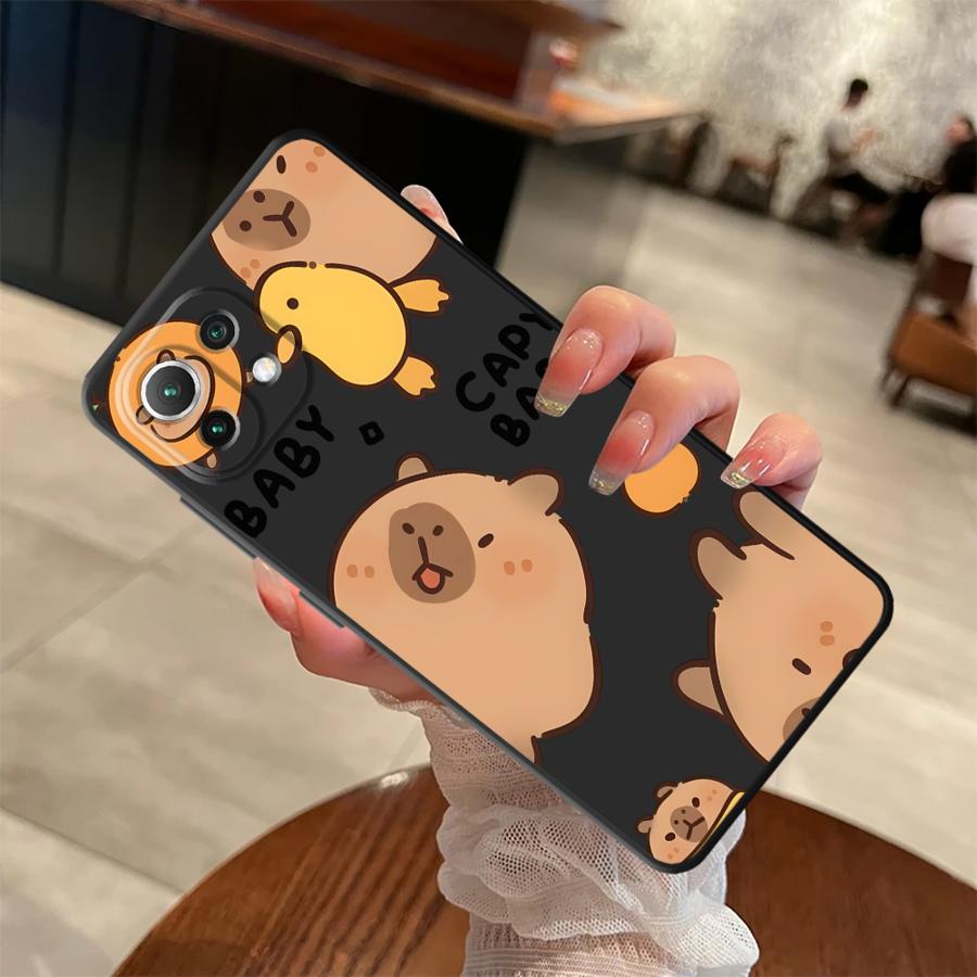 Cute Capybara Funda Phone Cover Case for Xiaomi Mi 12T Pro 11T 12 12X 10T 14 13 Lite 11