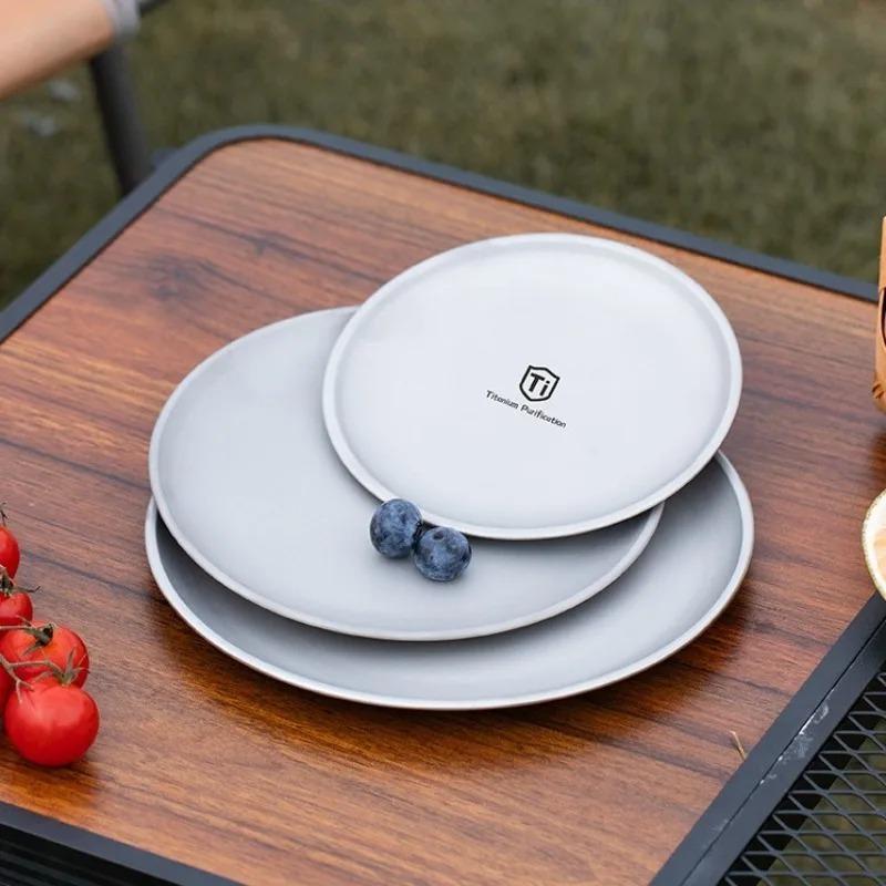 Titan Campingteller Reisebesteck Stapelbare Campingausrüstung Backcountry Geschirr für Rucksacktouren Picknickausrüstung