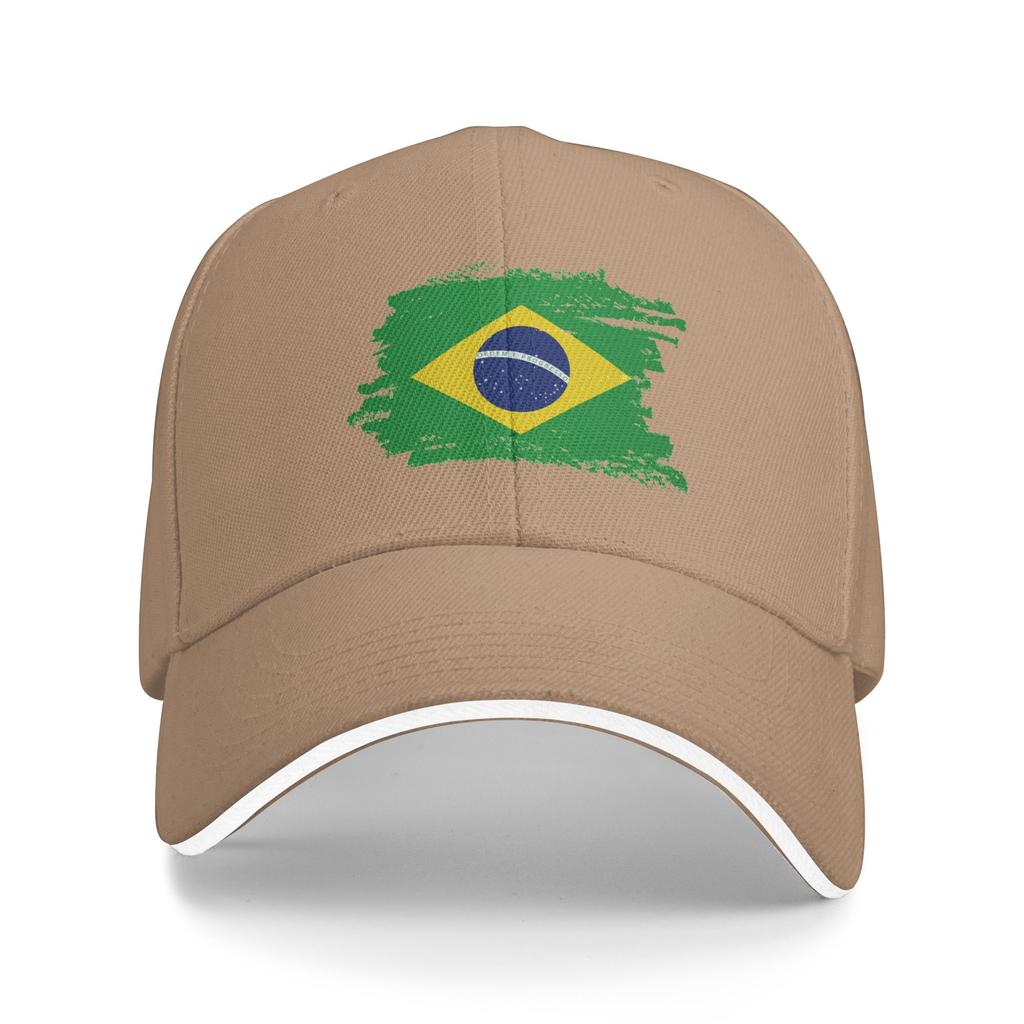 Custom Fashion Flag Of Brazil Baseball Cap Women Unisex Adjustable Brazilian Proud Dad Hat PerforUnisexce